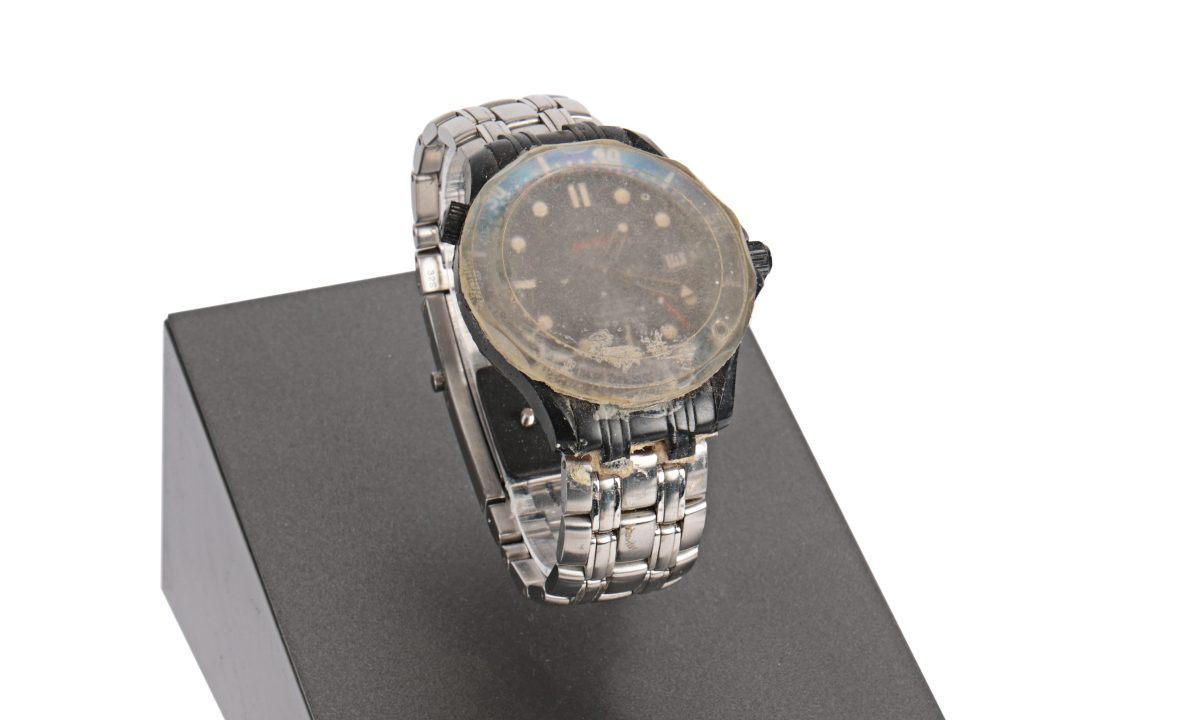 James Bond's (Daniel Craig) Stunt Omega Seamaster Watch