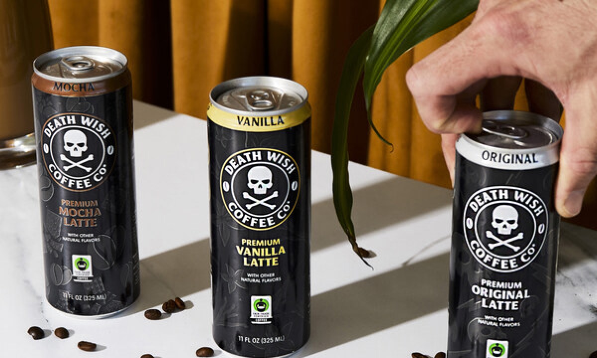 Death Wish Coffee lattes